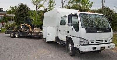 Trends suggest older, high-mileage Class 4-5 cab-overs are being traded in for newer models. (Bruce Smith/Total Landscape Care)
