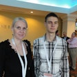 Milana Yuriychuck (left) and Paul Ilin attend the Sylectus user conference to grow their family-owned expedite business, Storm Logistics