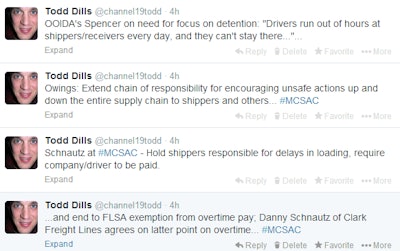 Todd Dills, senior editor with CCJ sister site Overdrive, will be covering the Feb. 11 MCSAC meeting live on Twitter — Click here to follow him.