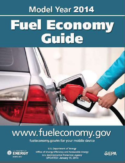 2014 EPA Fuel Economy Guide cover