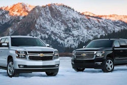 2015 Tahoe Suburban snow