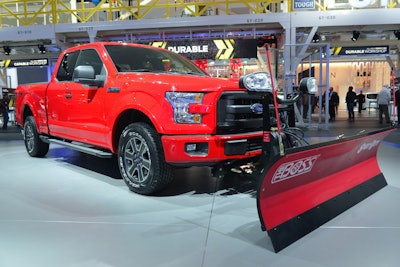 2015 Ford F-150 snow plow equipped