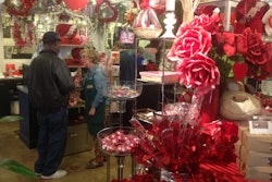Inside the main Little Rock location of Tipton & Hurst, the day before Valentine’s.