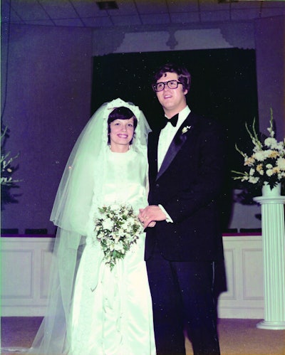 In 1974, Thrift married Pat Webb. He quickly settled in at Georgia Tech with his new bride, working and studying for his mechanical engineering degree.