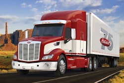 A rendering of Peterbilt’s 579 special anniversary edition.