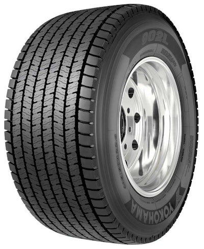 Yokohama 902L longhaul regional ultrawide-base drive tire