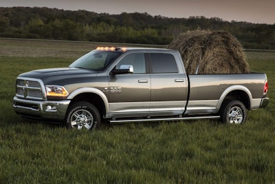 Both the Owner-Operator of the Year and the Driver of the Year were given a 2013 Ram 2500, similar to the truck here, sponsored by Chevron Delo and Cummins.