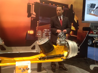 Kevin Motz explains the NEWAY LSZ Auxiliary Steerable Lift Axle Suspension System from SAF-Holland.