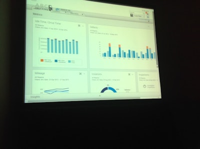 Zonar’s new Ground Traffic Control web interface will feature a modern dashboard with “big data” tools
