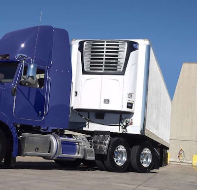 Carrier’s hybrid Vector TRUs such as the 8500 use the company’s E-Drive all-electric refrigeration technology.