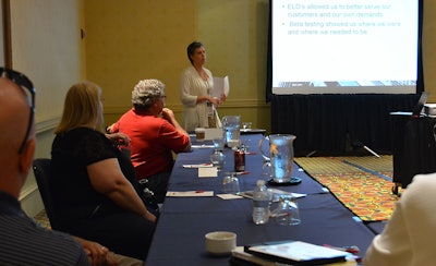 Lori Rustin, safety manager of Boyd Bros., discusses ELDs at the CCJ Spring Symposium