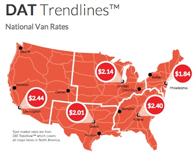 DAT van map