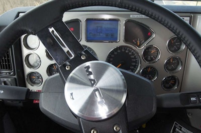 Easy-to-read gauges and a dash-mounted driver information center provided critical information at a quick glance.