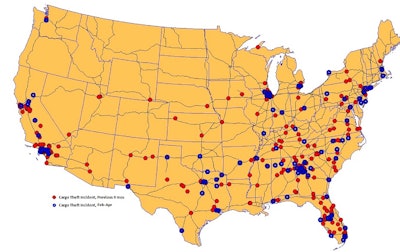 Map from FreightWatch International