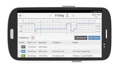 Keep Truckin’ digital logging app