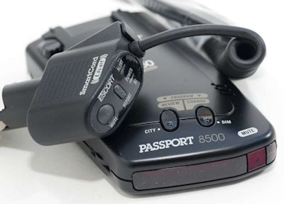 Escort Live and a Passport 8500 make great driving partners.