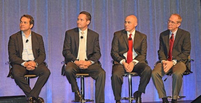 From left: John Diez, Dave Williams, David Hames, Bruce Ewald