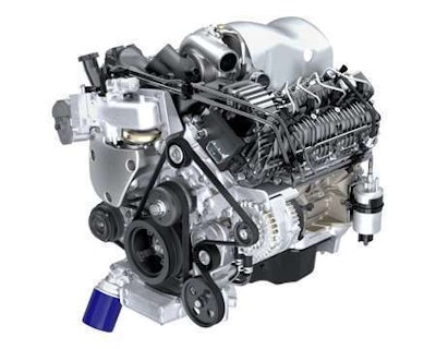 This is a photo of the 4.5L Duramax that GM was ready to put into 2009 1/2-ton pickups. It could re-emerge in 2017 1500s.