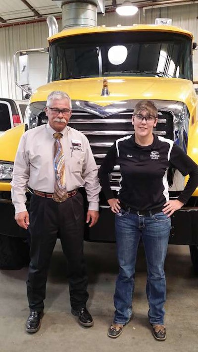 Guy Warpness, president of WyoTech Laramie and one of Kate Dell’s mentors during her diesel training, says Dell represents the future of heavy-duty truck technicians