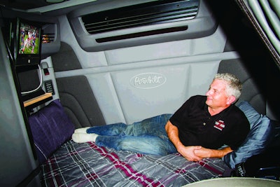 Long Haul Trucking installed satellite television systems on all 100 company-driver trucks and pays the monthly service fees for its drivers.