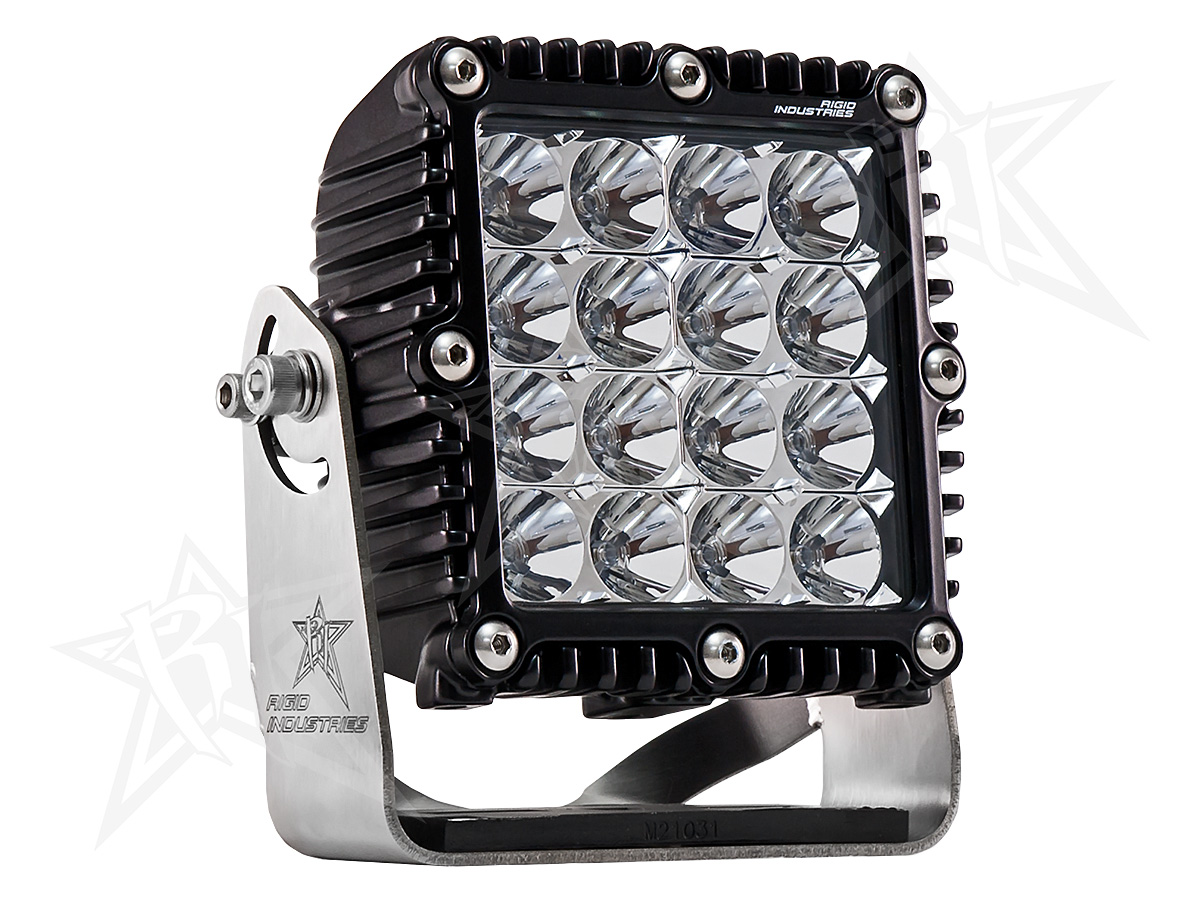 Rigid Q-Series flood, spot, and combo lights are popular as light upgrades on heavy equipment.