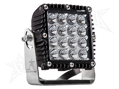 Rigid Q-Series flood, spot, and combo lights are popular as light upgrades on heavy equipment.