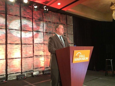 CVSA head Stephen Keppler addressing CCJ Fall Symposium attendees.