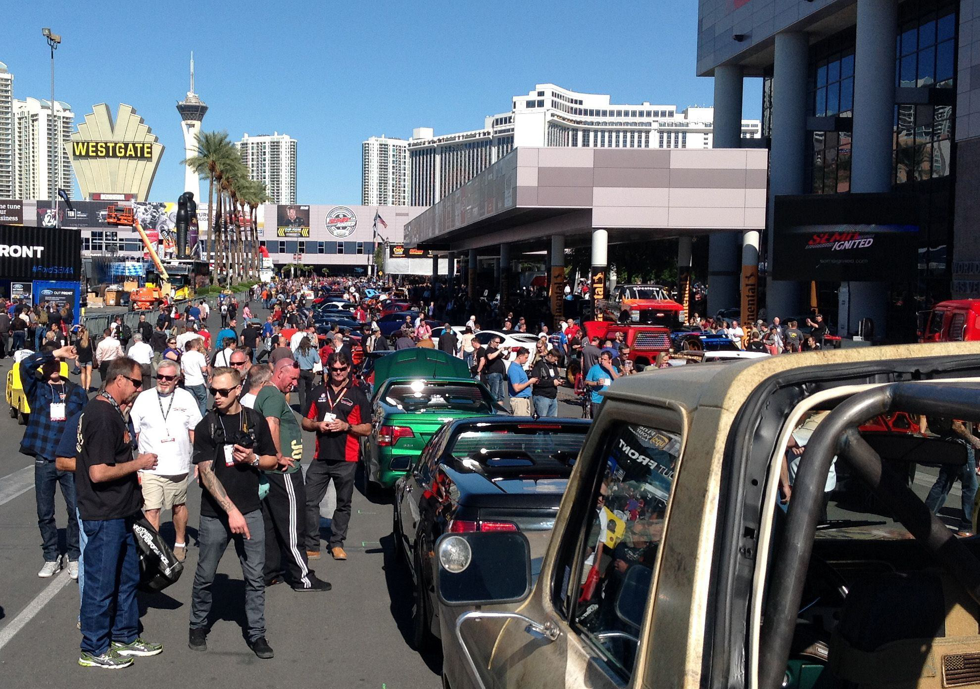 SEMA 2014 outside