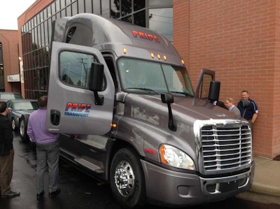 CLICK on the image to see a photo gallery of satellite TV options for fleets.