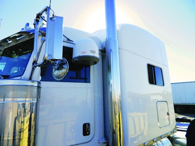 CLICK on the image to view a photo gallery of satellite TV options for fleets.