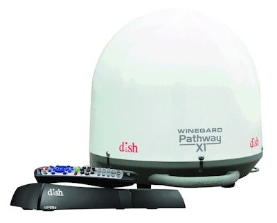 Click on the image to see a photo gallery of satellite TV options for fleets.