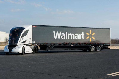 At the Mid-America Trucking Show earlier this year, Walmart unveiled a new concept truck that features a teardrop-shaped body and fuel-neutral turbine engine that can run on diesel, gasoline, natural gas, biofuels and other sources.