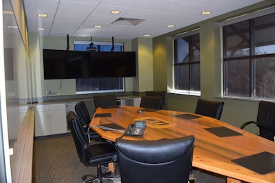 One of the company’s new conference rooms.