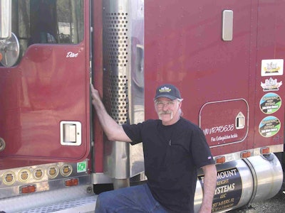 Paramount owner-operator David Sandiver enjoys strong company discounts on parts since he does his own repairs on his truck, which has nearly 2 million miles.