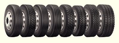 Dayton Truck Tires lineup