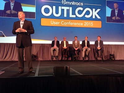 CLICK on the photo to watch a quick VIDEO of highlights from the 2015 Omnitracs user conference. John Graham, chief executive, gave the opening address.
