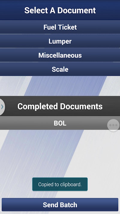 Drivers at Packard Transportation use the XMC app from EBE Technologies to transmit images of paperwork for same-day pay.