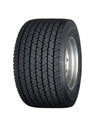 Yokohama Tire says its SmartWay-verified TY517 wide-based tire offers added traction and long even wear with an advanced profile for increased durability and retreadability.