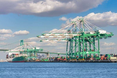 The Port of Los Angeles faced a major cargo backlog earlier this year following months of tense negotiations between port workers and port management companies.