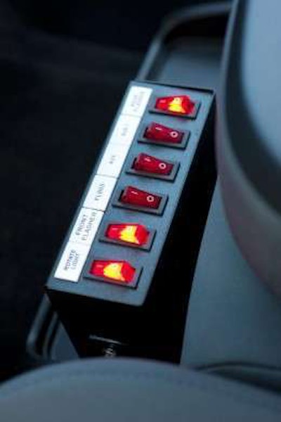Buyers’ Products six-swtich pre-wired control box is ideal for work trucks running multiple lights.