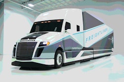 Freightliner’s SuperTruck concept tractor-trailer