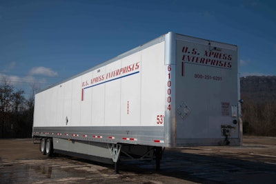 U.S. Xpress equips its trailer fleet with a tracking system from SkyBitz. Cargo sensors detect when trailers are empty and ready for pickup.