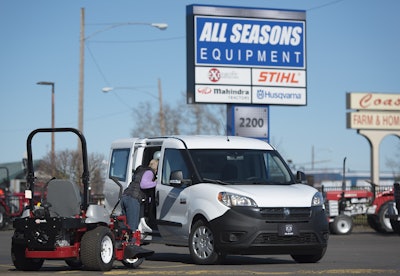 Ram’s newest van has sliding doors on booth sides, making it easy to access the spacious cargo area.