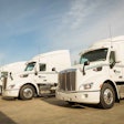 Raven Transport purchased 115 LNG Peterbilt 579 tractors from Rush Truck Center in Jacksonville, Fla.