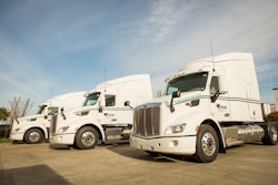 Raven Transport purchased 115 LNG Peterbilt 579 tractors from Rush Truck Center in Jacksonville, Fla.