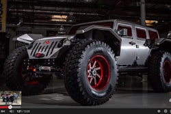 Fab Fours’ Legend Jeep JK on “Jay Leno’s Garage” TV show.