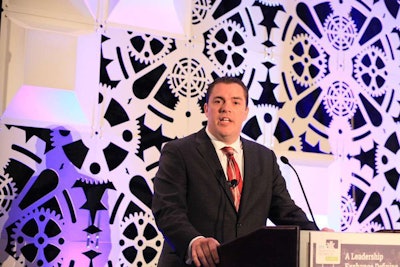 Jeff Champa, senior director of product management for Omnitracs, discusses the evolution of navigation at the ALK Technology Summit on May 5. Photo courtesy of ALK Technologies