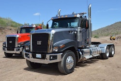 The latest models in Caterpillar’s CT series of trucks and tractors.