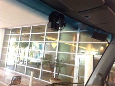 PeopleNet’s video intelligence platform has the option of using multiple cameras around the vehicle.