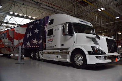 The Volvo VNL used by the 2015-2016 America’s Road Team.